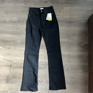 H&M black bootcut jeans